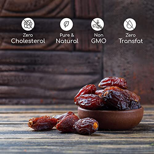 Ziofit Classic Seedless Sultan Dates Pouch 500 G (Buy 1 Get 1 Free), Dry Fruit For Weight Management, Soft Chewy Texture & Sweet Caramel Taste