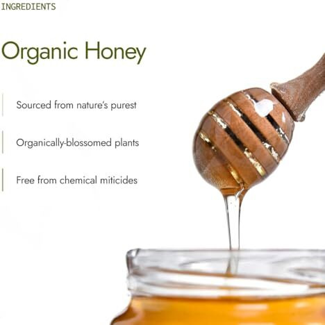 Kapiva Organic Honey 500Gm | Nmr Tested | Unprocessed & Unpasteurized Honey |100% Raw Pure & Natural | Strengthens Immunity | 0% Added Sugar No Preservatives