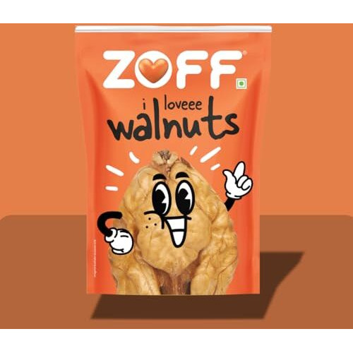 Zoff Premium Walnut Kernels - Handpicked, Vacuum-Sealed For Freshness - Superfood For Snacking, Baking, And Cooking - Rich In Omega-3 & Antioxidants  250G