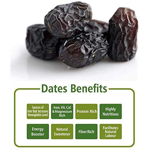 Everyday Four Kalmi Dates | 400 Fresh & Soft Khajoor Dry Fruit With Natural Sweetness | Vegan Plant Based Dates | High Protein Dry Fruits | Healthy Snacks For Daily Use