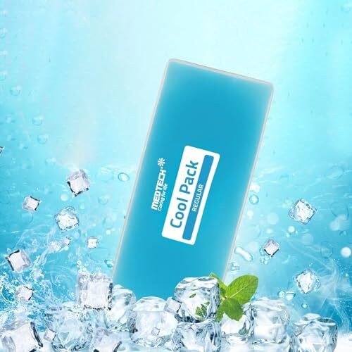 Medtech Cool Pack With Strappable Sleeve | Reusable Ice Cold Pack For Pain Relief | Long-Lasting Cold Therapy For Injuries, Swelling & Muscle Recovery | Flexible, Leak-Proof Gel Pack For First Aid, Sports & Post-Surgery Use