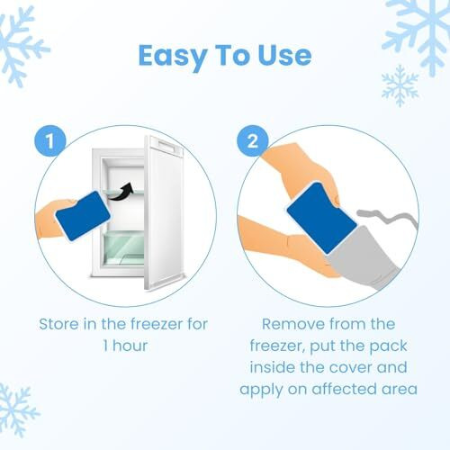 Medtech Cool Pack With Strappable Sleeve | Reusable Ice Cold Pack For Pain Relief | Long-Lasting Cold Therapy For Injuries, Swelling & Muscle Recovery | Flexible, Leak-Proof Gel Pack For First Aid, Sports & Post-Surgery Use