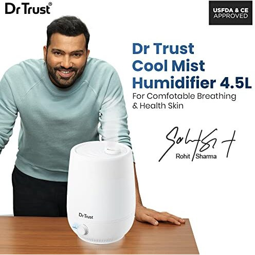 Dr Trust Luxury Cool Mist Room Humidifier For Adults And Baby Bedroom 4.5L - 907
