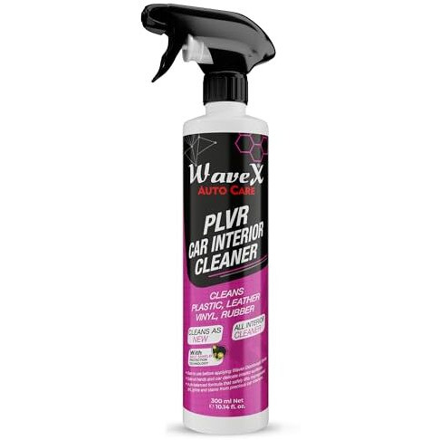 Wavex Plvr Car Interior Cleaner 300Ml | Car Interior Cleaner For Plastic, Leather, Vinyl & Rubber | Important Car Cleaning Accessories, Works Well As A Car Dashboard & Car Leather Seat Cleaner