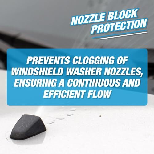 Wavex Windshield Washer Fluid For Car (1L) | Car Windshield Cleaner Concentrate | Lubricates Glass Cleaner Wiper, Prevents Scratches, De-Icer Formulation