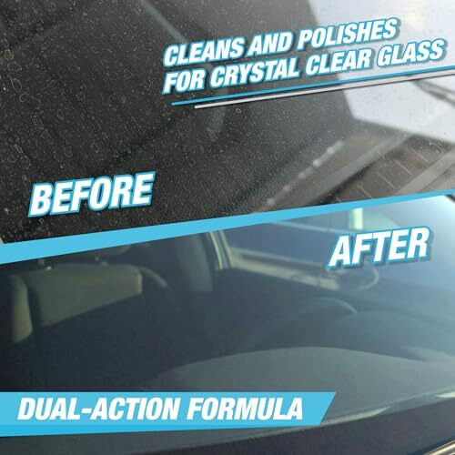 Wavex Glass Polish & Hard Water Stain Remover 350Ml | Car Polish For Windshield, Glass & Mirrors | Car Glass Polish, Works As A Glass Cleaner, Provides Optical Clarity