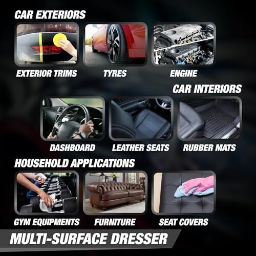 Wavex Plastic Restorer | Silicone Glaze Car Polish Concentrate 5Ltr | Multi Dresser | Dilutes Upto 110 For Variable Shine