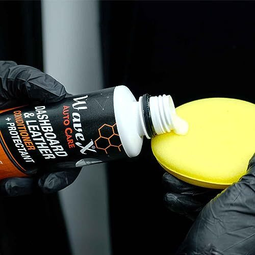 Wavex Plvr Car Interior Cleaner 350Ml & Wavex Dashboard & Leather Conditioner+Protectant Car Dashboard Polish 350Ml | Car Dashboard Polish & Car Interior Cleaner For Plastic, Leather, Vinyl & Rubber