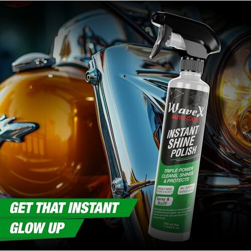 Wavex Instant Shine Bike Polish 350Ml | All In One Bike Polish For Restoring Showroom Look Of Bikes & Scooters