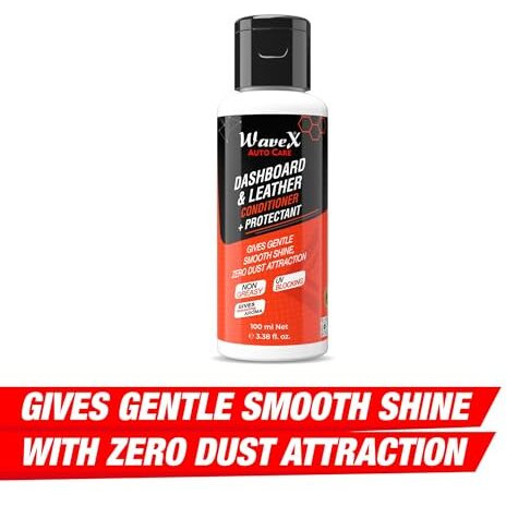 Wavex Car Cleaning Kit  Contains Car Polish, Dashboard Polish, Shampoo, Perfume, 2 Microfiber Towel And 2 Applicators