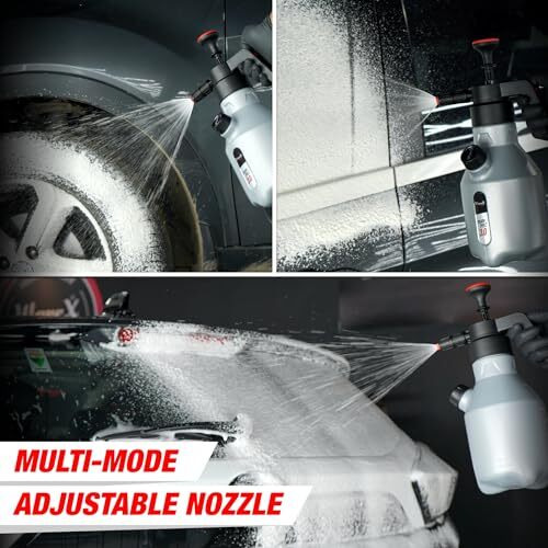 Wavex Foam Sprayer For Car & Bike  Foam Pro 3.0 With Additional Cap, 3 Nozzles, Free Shampoo, Portable Car Wash, No Electricity Required  Generates Long Lasting Thick Foam Spray