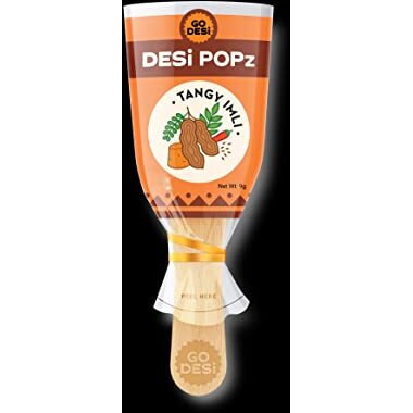Go Desi Popz Imli Pop, 40 Pieces, Imli Candy, Tamarind & Jaggery Candy, Tangy, Lollipop, Digestive, 320 G
