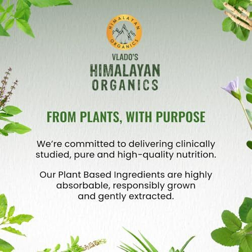 VladoS Himalayan Organics Plant Based Copper 1700Mcg Supplement With Green Tea Extract | Support Connective Tissues | Good For Bone Health - 120 Veg Capsules