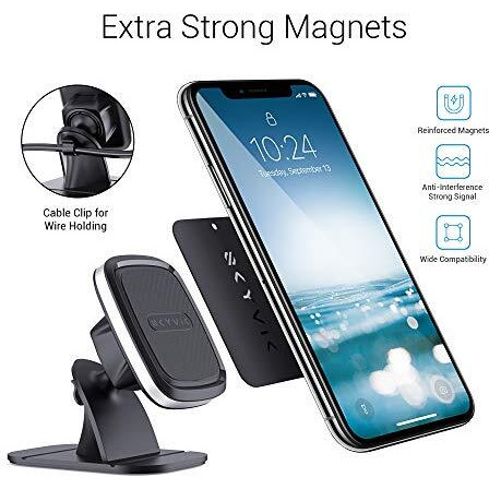 Skyvik Truhold Magnetic Ac Air-Vent/Dashboard Car Mount Mobile Phone Holder
