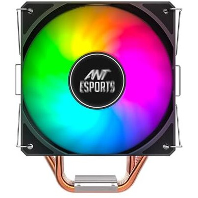 Ant Esports Ice-C612 V2 Argb Cpu Cooler| Support Intel Lga1200, Lga115X, Lga20Xx, Lga1366, Lga1700 And Amd Fm1, Fm2, Fm2+, Am2, Am2+, Am3, Am3+, Am4, Am5