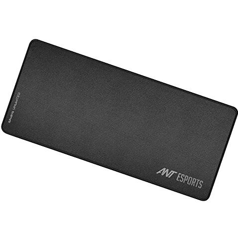Ant Esports Mp290 Gaming Mouse Pad-L- Large With Stitched Edges, Waterproof Non-Slip Base For Gaming & Office  Black