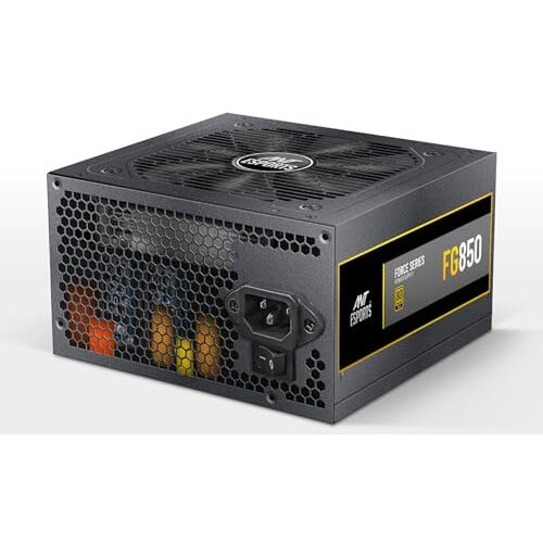 Ant Esports Fg850 Gaming Power Supply I Force Series 80 Plus Gold Certified Psu I 120Mm Silent Fan I 8 Pin (4+4) Cpu Connector I 3 Years Warranty