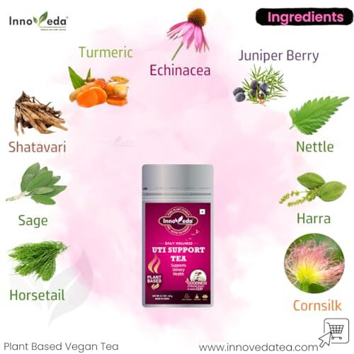 Uti Tea (1 Month Pack, 30 Tea Cups - Helps With Urinary Tract Infections