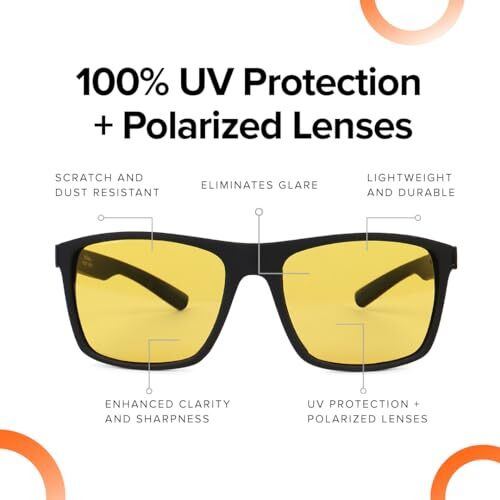 Intellilens Knightrider Branded Latest And Stylish Sunglasses | Polarized And 100% Uv Protected | Light Weight, Durable, Premium Looks | Men | Yellow Lenses | Wrap Around | Medium