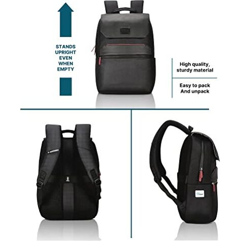 Uppercase Medium Size Matrix Professional Anti-Theft Laptop Backpack (15.6 Inch) 3X More Water Resistant Sustainable Bags With Rain Proof Zippers For Men, Women, Boys And Girls, 750 Days Warranty