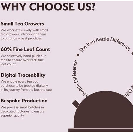 Iron Kettle Masala Chai | Premium Assam Ctc Tea Blended With Natural Spices For Strong & Spicy Sweet Flavor |From Small Tea Growers With Higher Fine Leaf Count | 25 Tea Bags, 159 Gram
