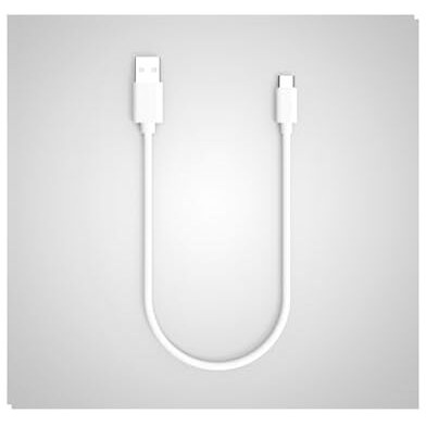 Twance Pvc Small (0.25 Meter) Usb To Type C,3.1A Fast Charging & 480 Mbps Data Transfer Cable (White Color) Icompatible With Samsung, Vivo, Oppo, Motorola, Oneplus, Realme & With Any C Port Devices