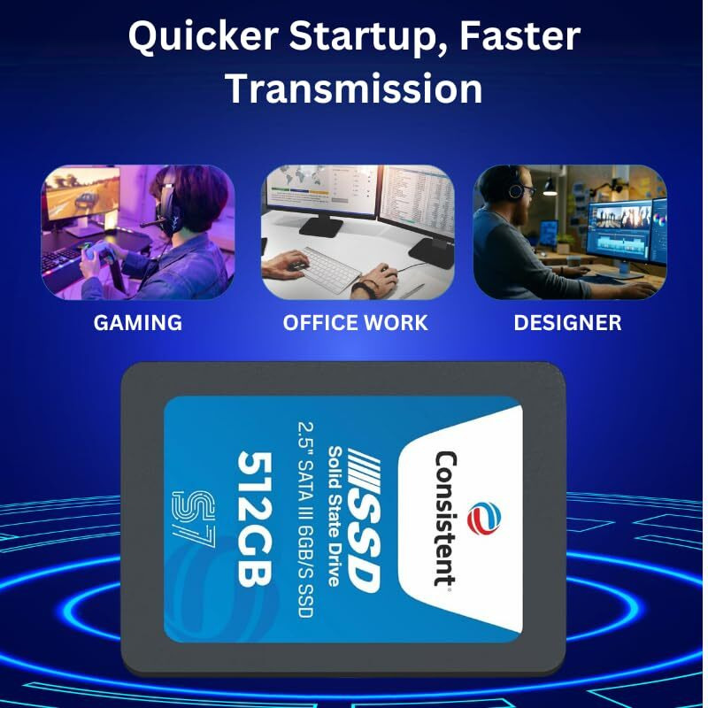 Consistent S7 Ssd 512Gb 2.5 Inch Sata Internal Ssd