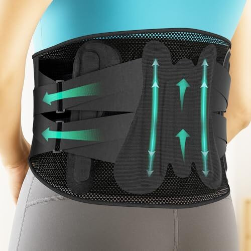 Antara Ageasy Spine Pro Max Belt With 3 Interchangeable Pads | Back Support With Hot/Cold Therapy | Lumbar Support Belt For Lower Back Pain, Muscle Strain, Sciatica, Posture & Spinal Recovery, Osteoporosis | Orthopedic Ls Belt For Men & Women (Xl)