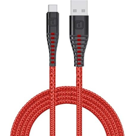 Dubstep Blaze Ultra 30W Type-C 3.5Amp Fast Charging Tangle Free Sturdy 100 Cm Cable For Smartphones, Tablets & Other Type-C Devices With 480 Mbps Data Transmission (Red)