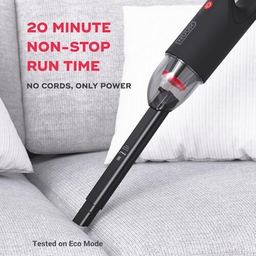 Nuuk Ren Go Cordless Car And Home Vacuum Cleaner | 2X More Suction, 11000 Pa | 4-In-1 Functions With Air Blowing | 7 Attachments+Storage Bag | Dual Filtration With Hepa | Bldc Motor | 2 Suction Modes