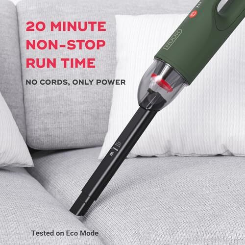Nuuk Ren Go Cordless Car And Home Vacuum Cleaner | 2X More Suction, 11000 Pa | 4-In-1 Functions With Air Blowing | 7 Attachments+Storage Bag | Dual Filtration With Hepa | Bldc Motor | 2 Suction Modes