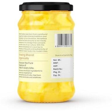 Bharat Vedica A2 Gir Cow Ghee 250Ml | Ancient Vedic Bilona Method | Hand-Churned From Curd | 100% Pure & Natural Desi Ghee | Rich Aroma & Taste | Immunity & Digestion Booster | Lab-Certified