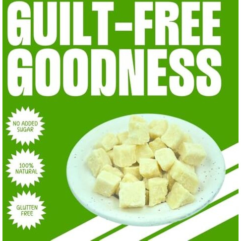 Moon Freeze Dried Custard Apple Cube And Jamun Combo | No Preservatives, No Added Sugar, Healthy Dried Fruit | 100% Natural, Vegan, Gluten Free Snack For Kids And Adults |