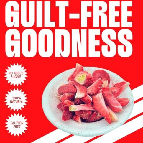 Moon Freeze Dried Strawberry Chips And Kiwi Combo | No Preservatives, No Added Sugar, Healthy Dried Fruit | 100% Natural, Vegan, Gluten Free Snack For Kids And Adults |