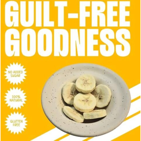 Moon Freeze Dried Banana Chips And Mango Cube Combo | No Preservatives, No Added Sugar, Healthy Dried Fruit | 100% Natural, Vegan, Gluten Free Snack For Kids And Adults |