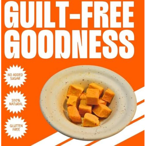 Moon Freeze Dried Banana Chips And Mango Cube Combo | No Preservatives, No Added Sugar, Healthy Dried Fruit | 100% Natural, Vegan, Gluten Free Snack For Kids And Adults |
