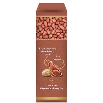 Desire Raw Peanuts | 1Kg | Premium Moongfali | Vaccum Packed | Jumbo Size | Healthy Snacks | High Protein | No Add Preservatives | Groundnut | Ready To Eat/Prepare
