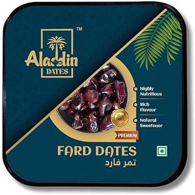 Aladdin Dates Fard Dates/Khajoor 800 Grams (400 Grams * Pack Of 2)| Iml Continer Packed| Khajur| Dry Fruits | Khajoor | Healthy Snacks |High Fibre.
