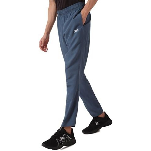Reebok Men's Regular Pants (Iu0489_Blue