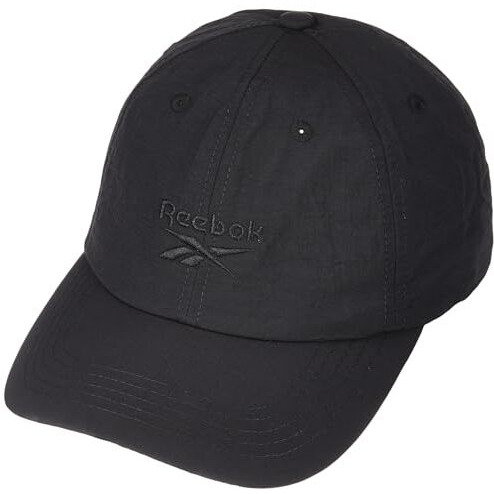 Reebok Men's Cotton Cap (Rucata0063_Black1, Free Size