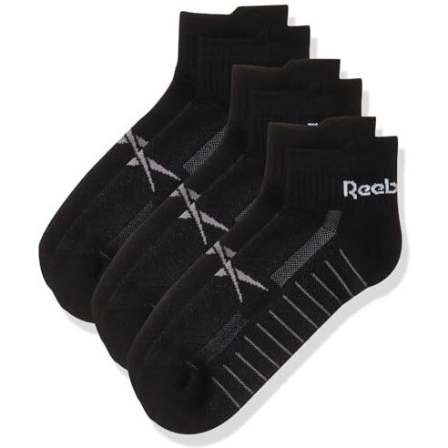 Reebok Men Cotton Modern Training Essential Socks, Black