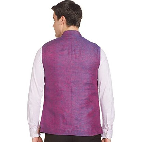 Park Avenue Men's Peak Lapel Regular Fit Blazer (Pmjb00105-X2_Light Na_96_Multicoloured