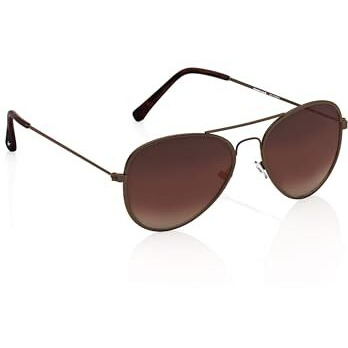 Fastrack Brown Aviator 100% Uv Protected Sunglasses For Men