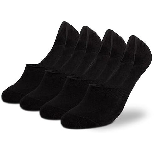 Supersox Low Cut No Show Loafer Socks For Men Combo, Made With Durable, Breathable, Anti Odour & Moisture Absorbent Combed Cotton With Anti Slip Grip, Ideal Socks For Summer (Pack Of 4)