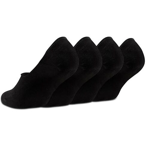 Supersox Low Cut No Show Loafer Socks For Men Combo, Made With Durable, Breathable, Anti Odour & Moisture Absorbent Combed Cotton With Anti Slip Grip, Ideal Socks For Summer (Pack Of 4)
