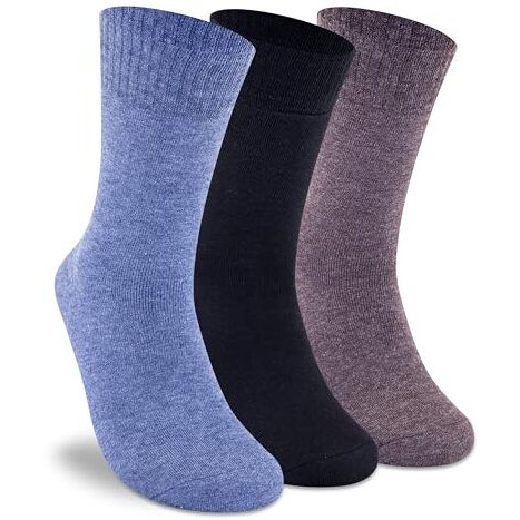 Supersox Winter Thermal Regular Length Socks For Men, Made With Thermal Control Technology & Extra Cushioning For A Warmth & Cozy Feel, Ideal For Winter Wear (Pack Of 3)