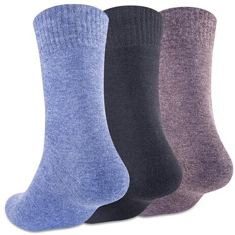 Supersox Winter Thermal Regular Length Socks For Men, Made With Thermal Control Technology & Extra Cushioning For A Warmth & Cozy Feel, Ideal For Winter Wear (Pack Of 3)