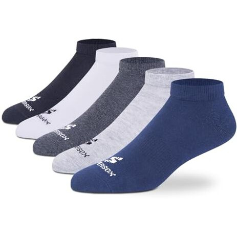 Supersox Ankle Socks For Men Combo, Made With Breathable, Anti Odour & Moisture Absorbent Combed Cotton With A Extra Durable Welt, Ideal Socks For Summer (Pack Of 5)