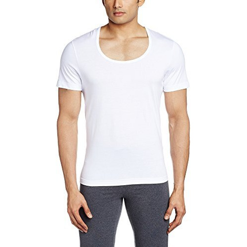 Van Heusen Men Vest - 100% Combed Cotton - Anti Bacterial, Quick Dry, Sleeveless_10072_White_L