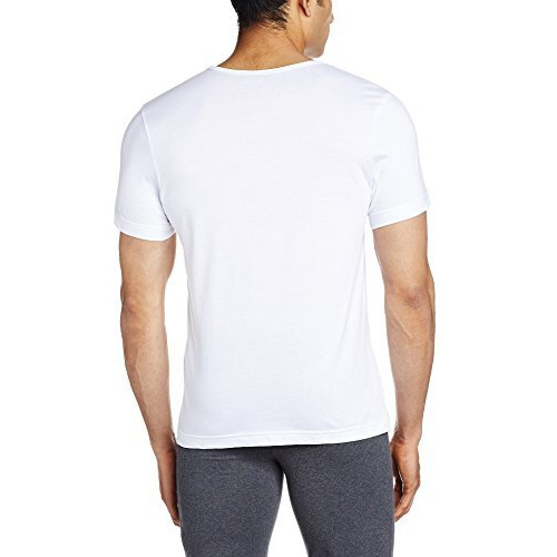 Van Heusen Men Vest - 100% Combed Cotton - Anti Bacterial, Quick Dry, Sleeveless_10072_White_L
